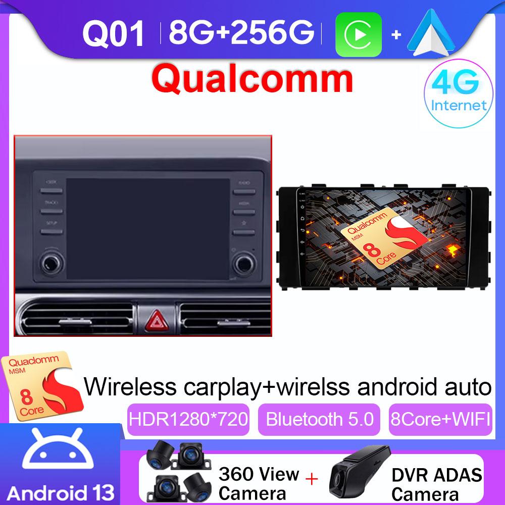 Android 13 автомобильный радиоприемник мультимедиа видеоплеер навигация GPS для Hyundai Stargazer 2022 - 2025 WIFI 4G головное устройство Carplay Auto BT