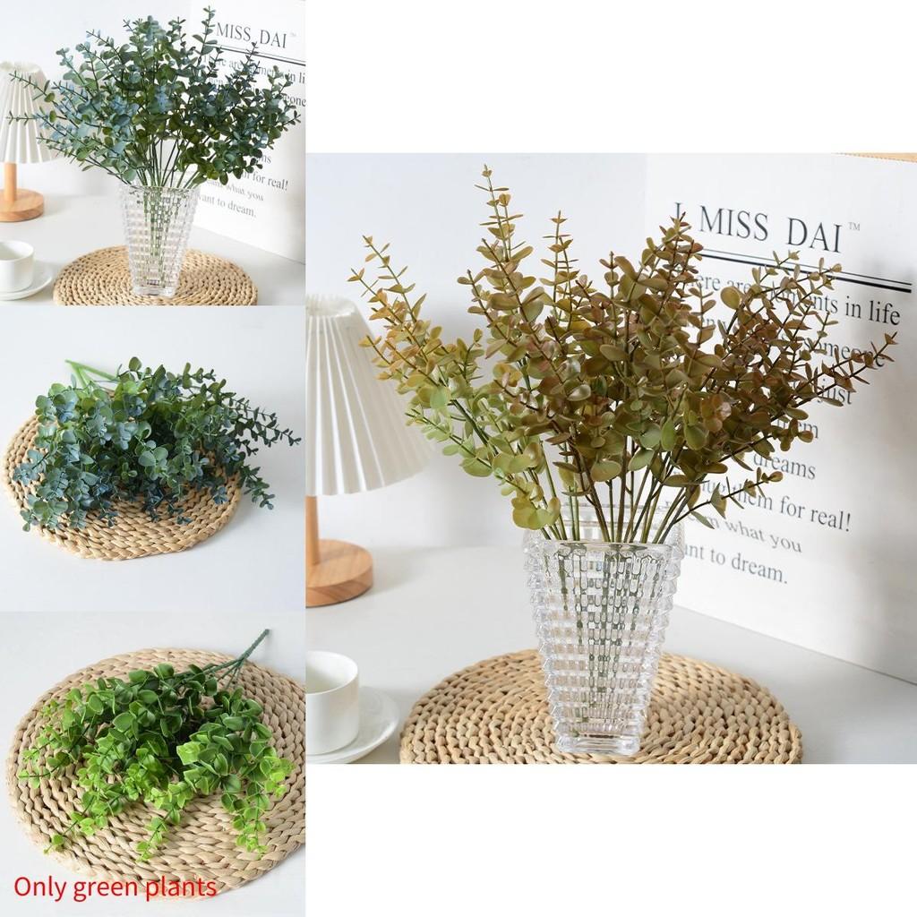 Eucalyptus Robusta Smith Greenery Artificial Plant For Home Decor And Photography Props