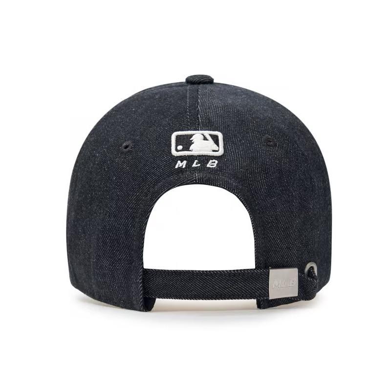 MLB 25S Logo decorated peaked cap, same style for men and women, couple style, multi-color Gray/45CGS F without packaging