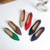 Women's Flat Shoes with Pointed Soft Knitted Sole Breathable and Comfortable Shoes Spring and Autumn 2025 New Model