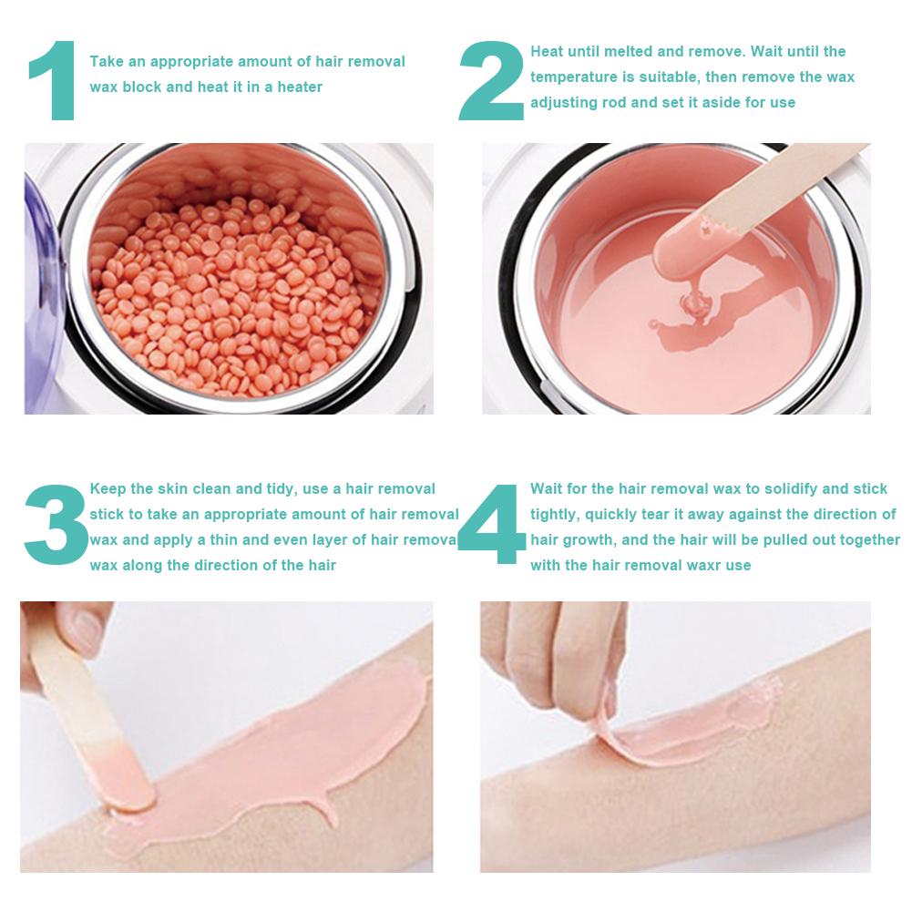 EY # 100 г твердые восковые бобы для депиляции твердые восковые бобы для тела для мужчин и женщин (лаванда)