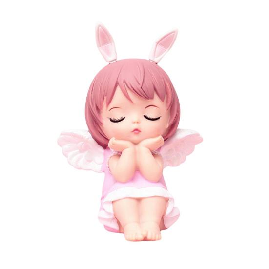 Виниловый ангел девушка орнамент молитва креативный мультфильм статуя декор стола