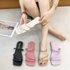 Women's Flat Summer Fairy Style Thin Strap Beach Slippers