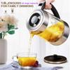 Health Kettle Electric Kettle 1.8l Glass Teapot Smart Kettle Water Kettle 1800w 220v Thermos For Tea Pot Thermos With Heating