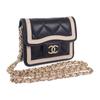 AP3560 Shoulder Bag Black/beige Lambskin Women