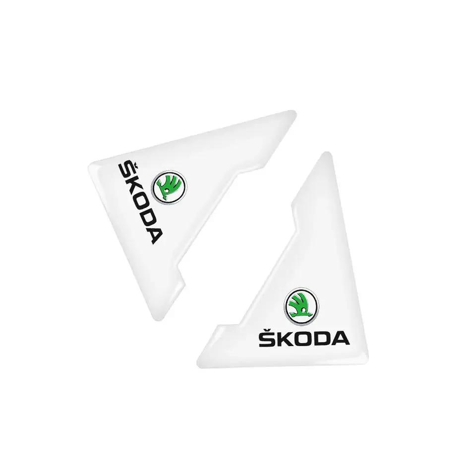 Car transparent door handle sticker door handle protective sticker For Skoda Octavia Fabia Kamiq Kapoq Kodiaq Rapid SCALA Superb