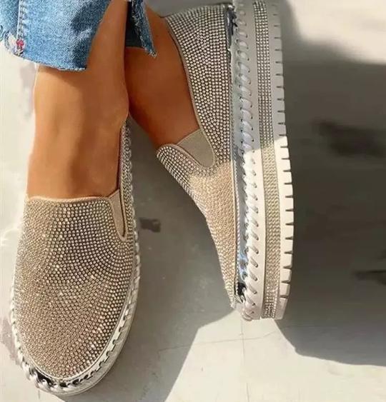 Модные женские мокасины слипоны, сетчатые кроссовки, декор печенье, низкая плоская обувь