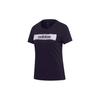 Training Round Neck Pullover Short Sleeve T-Shirt Women Tops Black EI4586