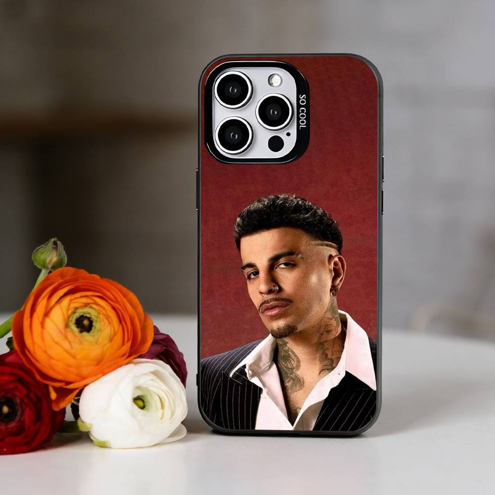 Singer R-Rauw Alejandro Phone Case For iPhone 17,16,15,14,13,12,11 Plus,Pro Max,XS,Colorful Silver Black Cover