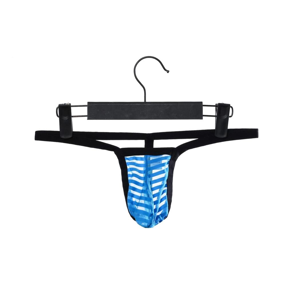 Sexy [Rmkgiweer] Men's T-Back See-Through Underwear, Low-Rise