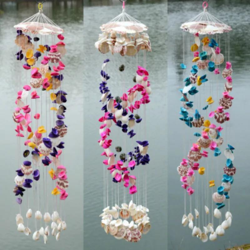 Creatie Decoration Door Window Ornaments Wind Chimes Shell Colorful Mediterranean Style Fashion Accessories Gifts Home Supplies