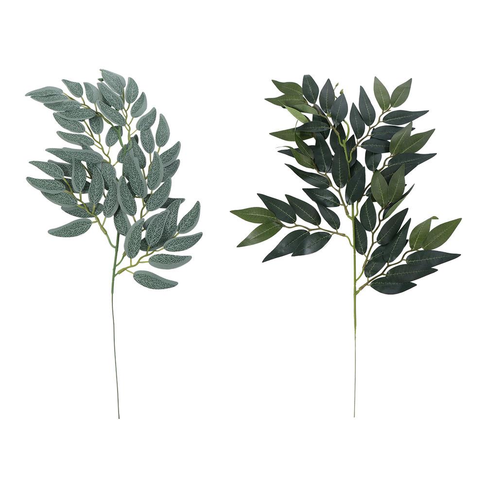 Real Touch Artificial Willow Plants Leaves Branches Handmade Fake Plant Christmas Decor