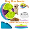 Dog Slow Feeder Puzzle Puppy Dog Slow Eating Bowl 3 Layers Pet Slow Feed Bowl Reusable Interactive Game Toy Promote Digestion