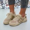 2025 Лето Дышащие и Удобные Туфли-сетка с Пустотами для Женщин Новые Однотонные Повседневные Модные Кроссовки