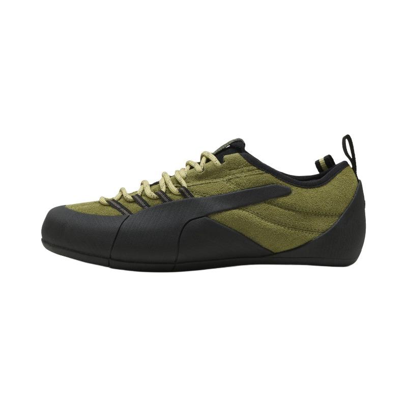 Puma KLIM Унисекс Черно-зеленые Низкие Повседневные Кроссовки 405309-06