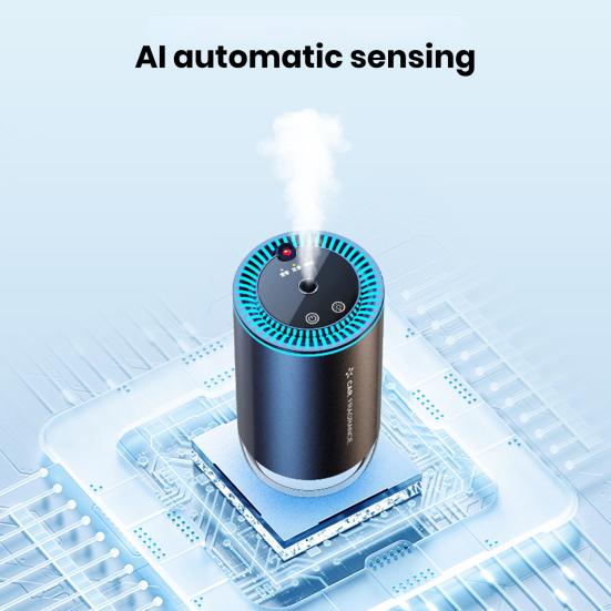 Умный автомобильный освежитель воздуха, диффузор эфирного масла, нано-распыление, автоматическое включение/выключение, перезаряжаемая автомобильная машина для ароматерапии