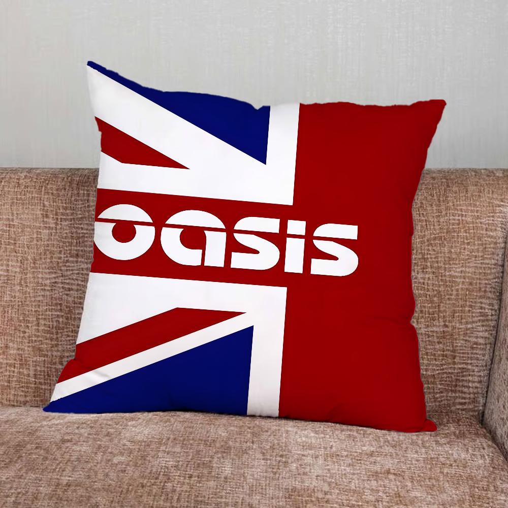 Подушка с принтом группы Music O-Oasis Наволочка для Дома Спальни Машины Офиса Декора Гостиной Подушка на Диван Подходящая