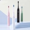 Smart Electric Sonic Toothbrush USB Rechargeable 6 Modes Smart Timer With Travel Box Holder Teeth Whitening Toothbrush