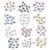 12 Pcs 3D Butterfly Wall Decor 3 Sizes Hollow Butterfly Decoration for Birthday Party Cake Topper Removable Wall Murals Decal for Kids Room