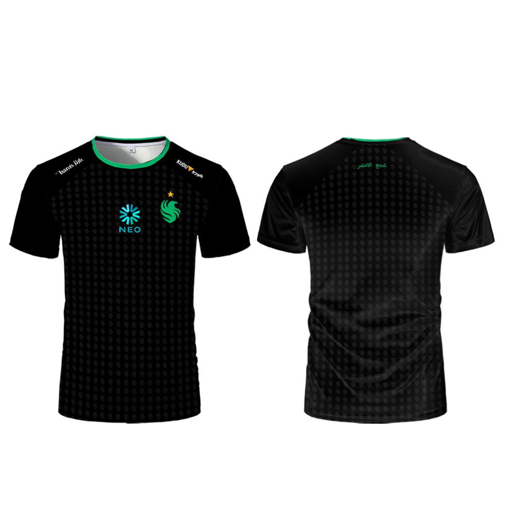Футболка Niko Jersey CS2 Esports CSGO Команда Falcons Тренировочная футболка Унисекс Уличный стиль Лето Оверсайз Фанаты Игр Форма