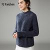 Fanzhen Women's 2024 A/W Thickened Half-High Neck Cashmere Blend Sweater