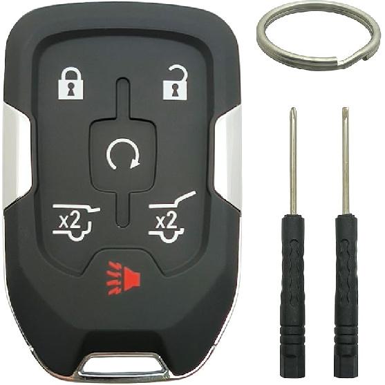 Сменный корпус для смарт-ключа-брелока подходит для GMC Acadia Terrain     Бесключевой доступ Чехол для автомобильного пульта HYQ1EA (4 Кнопки A)