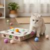Игрушка для кошек с мячиком, когтеточка-пазл, коробка для обогащения, развлечение для занятий спортом в помещении, охотничьи игрушки для домашних кошек