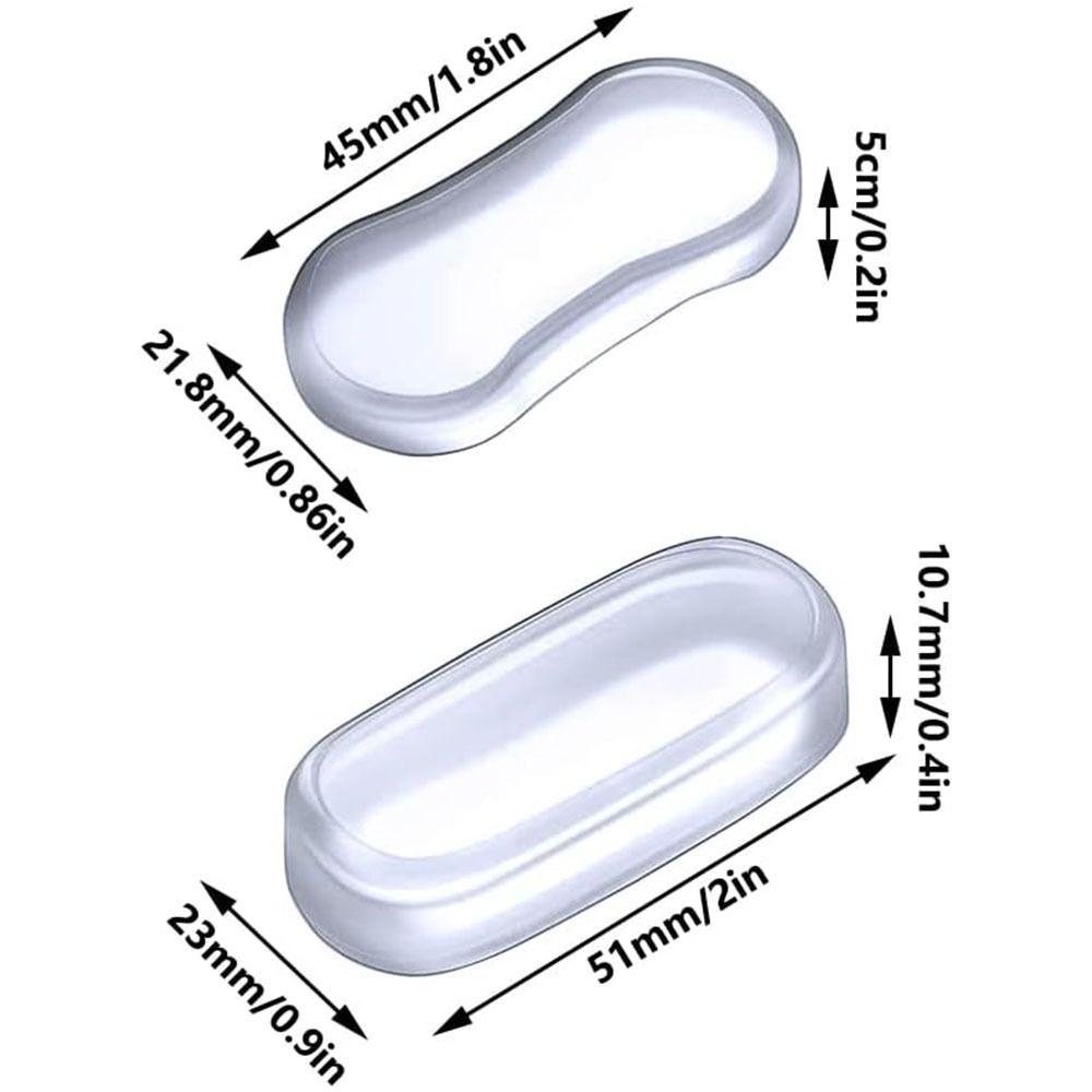 5 шт. прочный клейкий бампер для сиденья для унитаза, противоударные подушечки для сиденья для унитаза