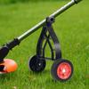 Universal String Trimmer Grass Eater Cutter Adjustable Support Wheels Set Garden Lawn Mower Adjustable Support Wheel Set