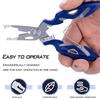SOUGAYILANG Fishing Rod  Fishing Clamp Aluminum Stainless Steel Fishing Pliers Scissors Line Cutter