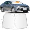 Солнцезащитный козырек на лобовое стекло для Toyota Camry 2018- 2024 LE XLE Hybrid SE XSE Седан, Автомобильный чехол на переднее стекло, Защитный козырек, Складной, Блокирует УФ-лучи