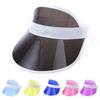 Flexible Transparent Sun Visor Hat Sun-Proof Sun Cap Gift Sunshade Hat  Outdoor Sports