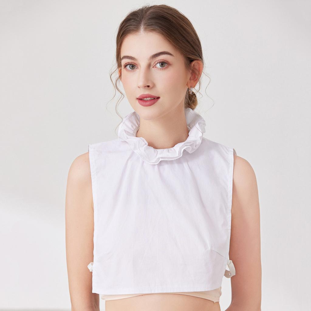Vintage Lapel Fake Collar Female Detachable Shirt False Collar for Women Blouse Sweater Lapel Top Clothing Accessories