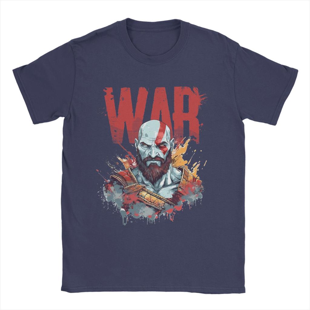 THE GOD OF WAR Unisexs T Shirt  Novelty Tee Shirt Short Sleeve Round Neck TShirts Cotton New Arrival Tops