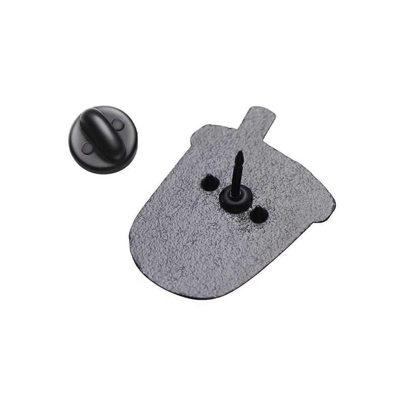 Cute Animal Milk Tea Enamel Pins Custom Salamander Capybara Frog Fox Brooches Lapel Badges Animal Jewelry Gift for Kids Friends