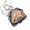 Crazy Lace Agate Gemstone Handmade 925 Sterling Silver Gift Pendant 1.62" o9Y86
