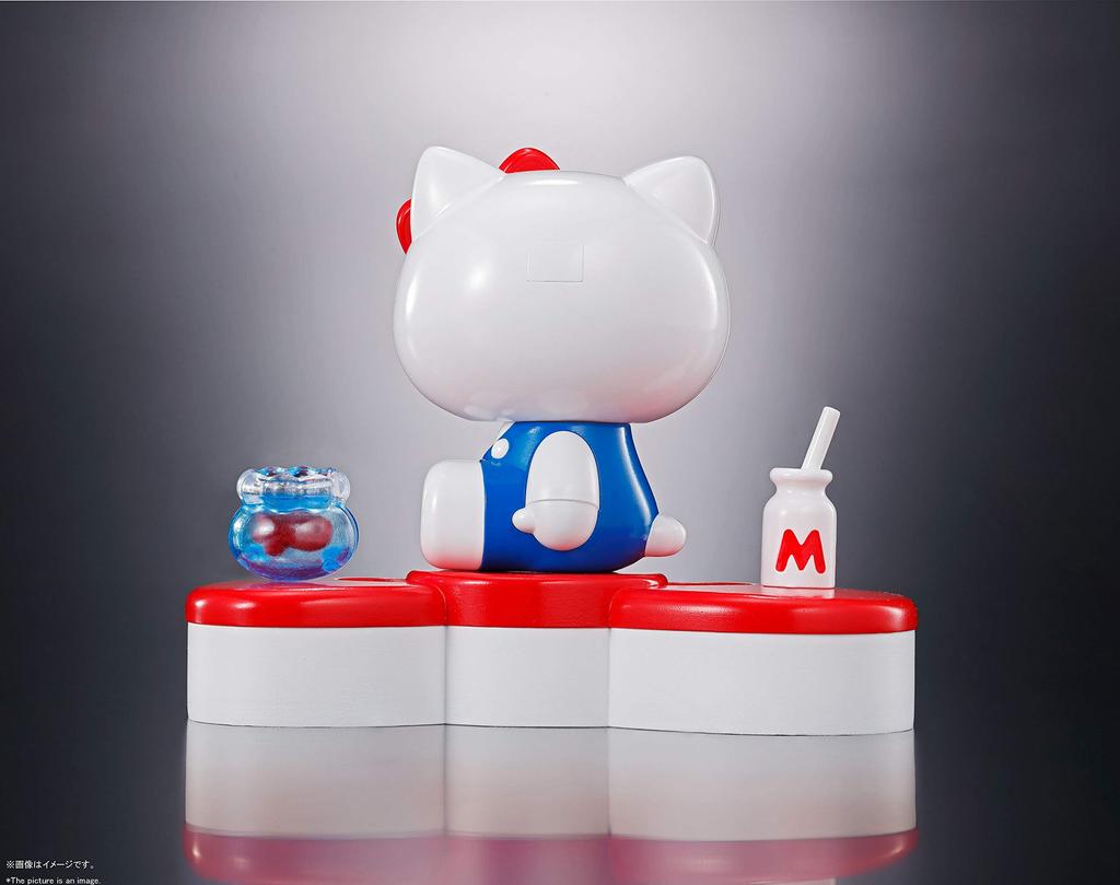 TAMASHII NATIONS Chogokin Hello Kitty 60mm ABS Painted Movable Figure (45TH ANNIVERSARY) Approx. Die-cast &