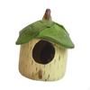 Hanging Bird House Outside Hut Birdhouse Rustic Decorative Shelter Garden Decoration for