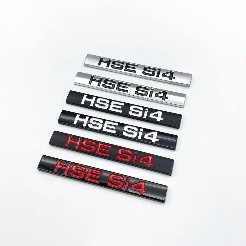 3D ABS буквы HSE Si4 Edition эмблема для Range Rover, значок багажника автомобиля, наклейка с логотипом, хром, серебристый, черный, красный