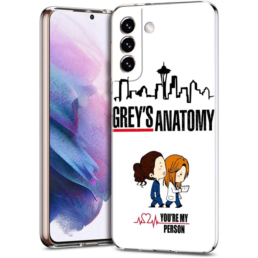 Чехол для телефона 'Анатомия Грей' 'Ты мой человек' для Samsung Galaxy S24 Ultra S23 FE S22 S20 S21 5G S10 S9 Plus S10E S8 Прозрачный чехол