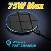 75W Qi Wireless Charger Induction Fast Wireless Charging Pad for iPhone 14 13 12 11 Pro Max X Xr Xs 8 Samsung Galaxy S30 S20 S10 S9 S8 Huawei Xiaomi