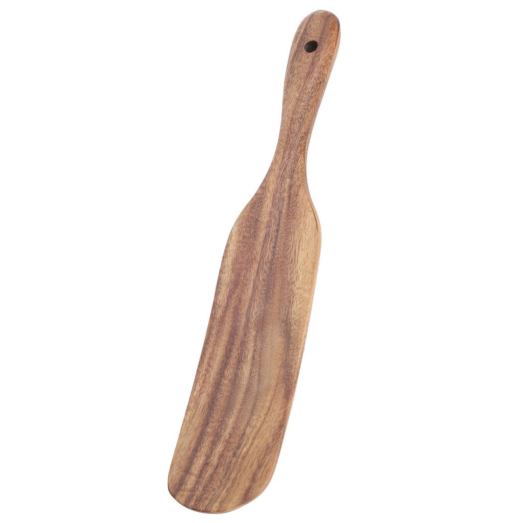 Teak Spatula Flat Shape FoodGrade Wooden Cooking Spatula for Home Kitchen Cooking(25.5x6cm )