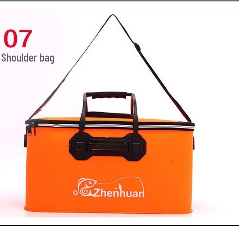 Brangdy Portable Live Fish Fishing Bucket with Shoulder Strap