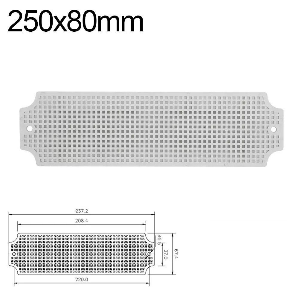 White Fixed Installation ABS Bottom Plate Porous Plate Accessory Waterproof Junction Box Honeycomb Grid Plate