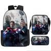 Набор рюкзака с принтом Мстителей Ткань Оксфорд Пенал Школьные принадлежности
