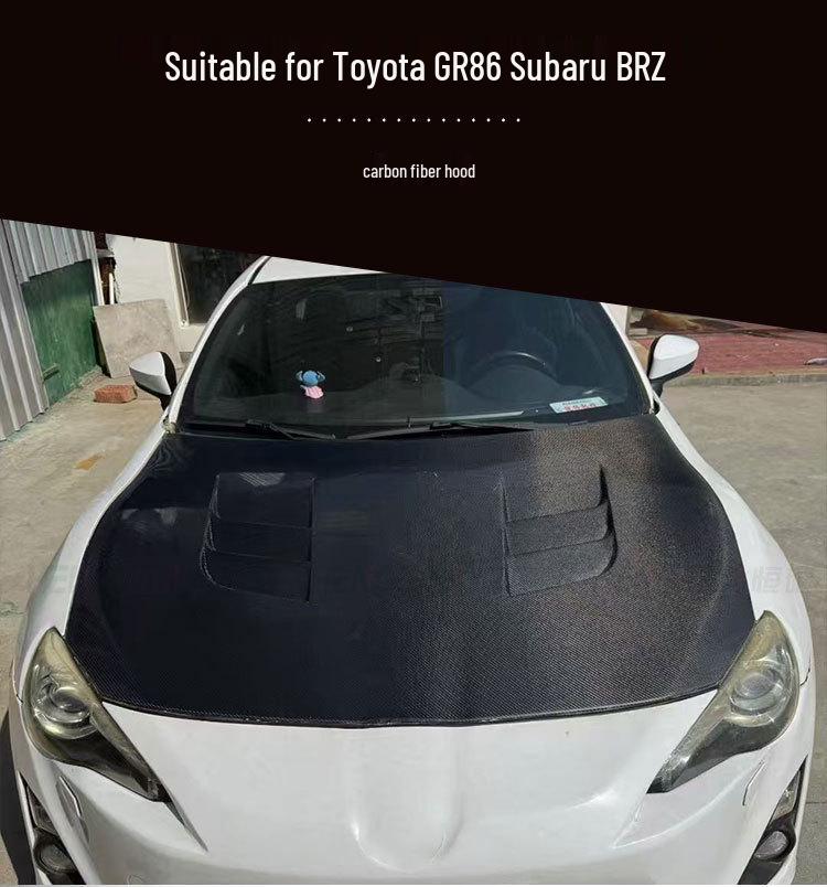 Toyota GR86/Subaru BRZ Carbon Fiber Engine Hood Cover Kit