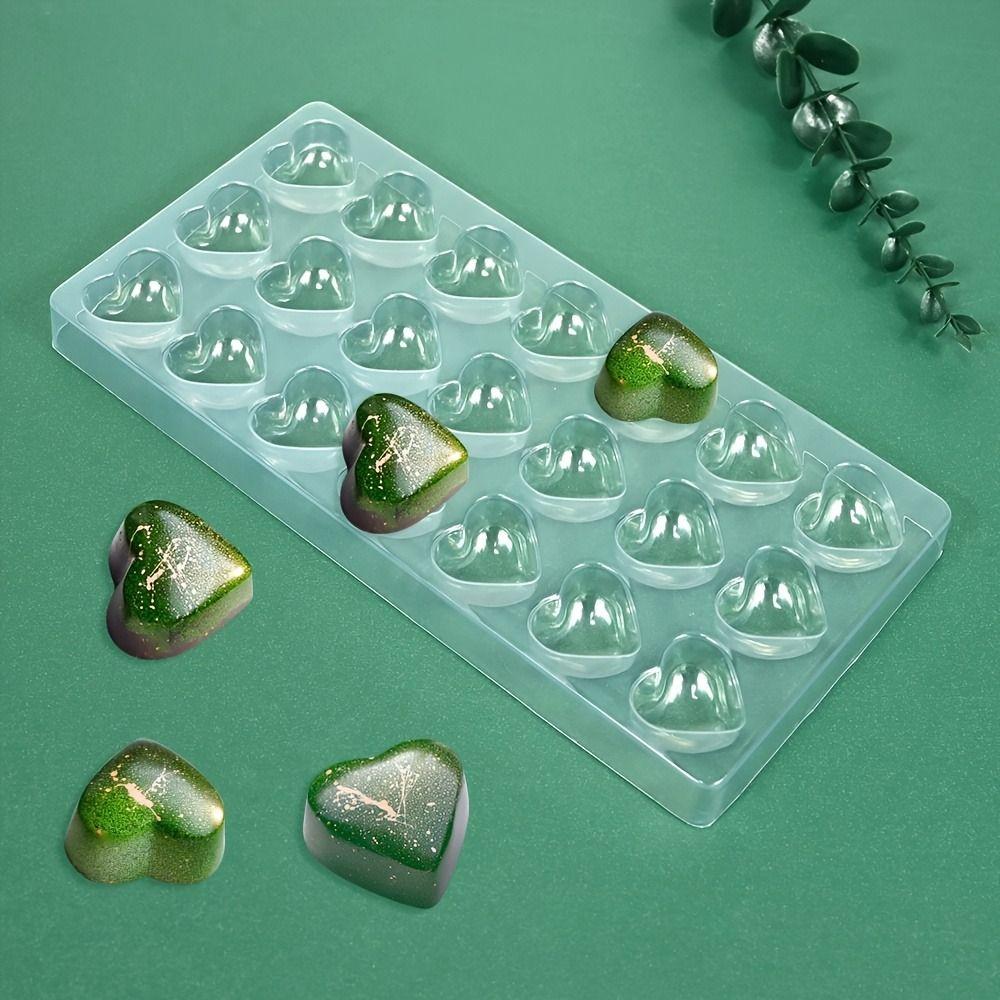 Прозрачные шоколадные формы 3D Candy Mold Выпечка Инструменты Мини-форма для печенья Главная