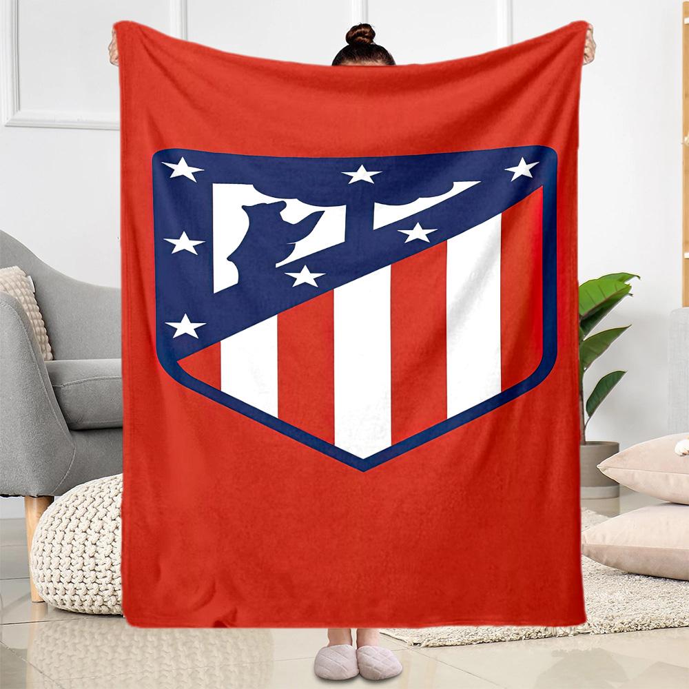 Atletico Madrid Blanket Comfortable Perfect For Bedding Livingroom Seaside For All Seasons Modern Perfect Gift For Relatives And Friends