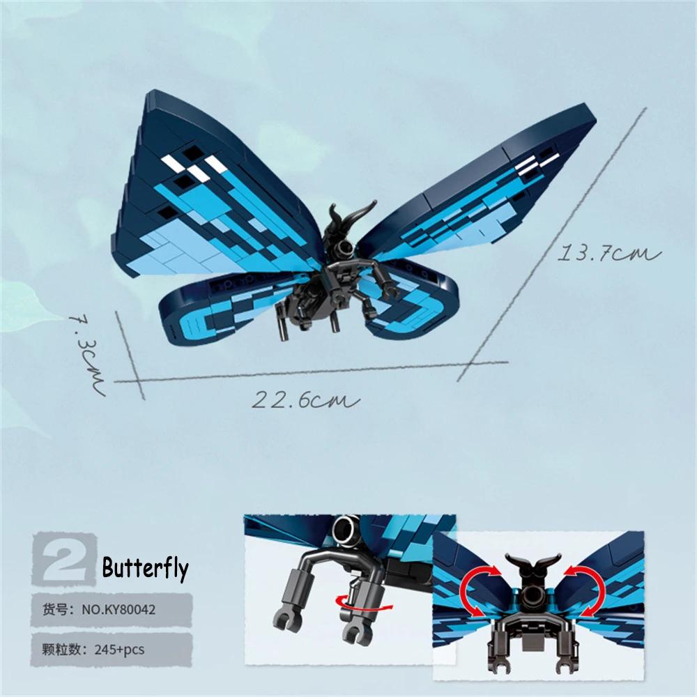 Cicada Insects Building Blocks Toys Set - Long-Lasting Play Party Gift for Kids Great Collectible Models Caterpillar Cicada