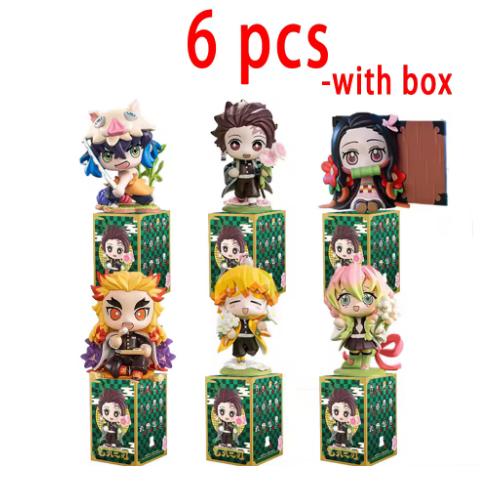 Горячий MINISO Оригинальный Bushiroad Palverse D emon Slayer: Клинок, рассекающий демонов Аниме Фигурка Сюрприз-бокс Том 1 Украшение Игрушка Подарок